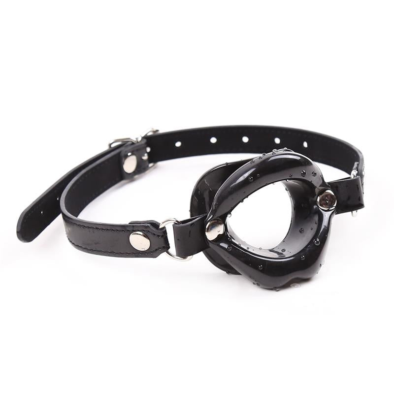 LATETOBED BDSM LINE - MORDAZA FORMA DE BOCA NEGRO