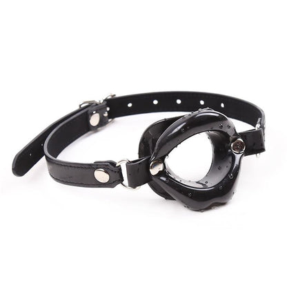 LATETOBED BDSM LINE - MORDAZA FORMA DE BOCA NEGRO