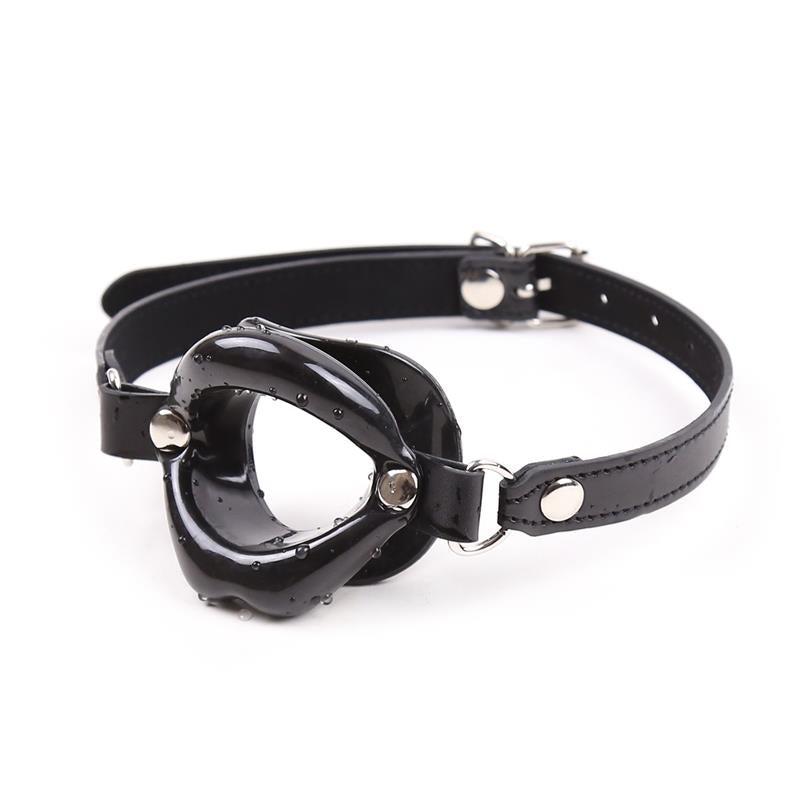 LATETOBED BDSM LINE - MORDAZA FORMA DE BOCA NEGRO