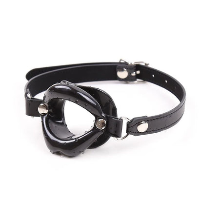 LATETOBED BDSM LINE - MORDAZA FORMA DE BOCA NEGRO