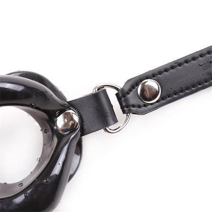 LATETOBED BDSM LINE - MORDAZA FORMA DE BOCA NEGRO
