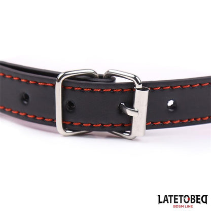LATETOBED BDSM LINE - MORDAZA HUESO ROSA AJUSTABLE
