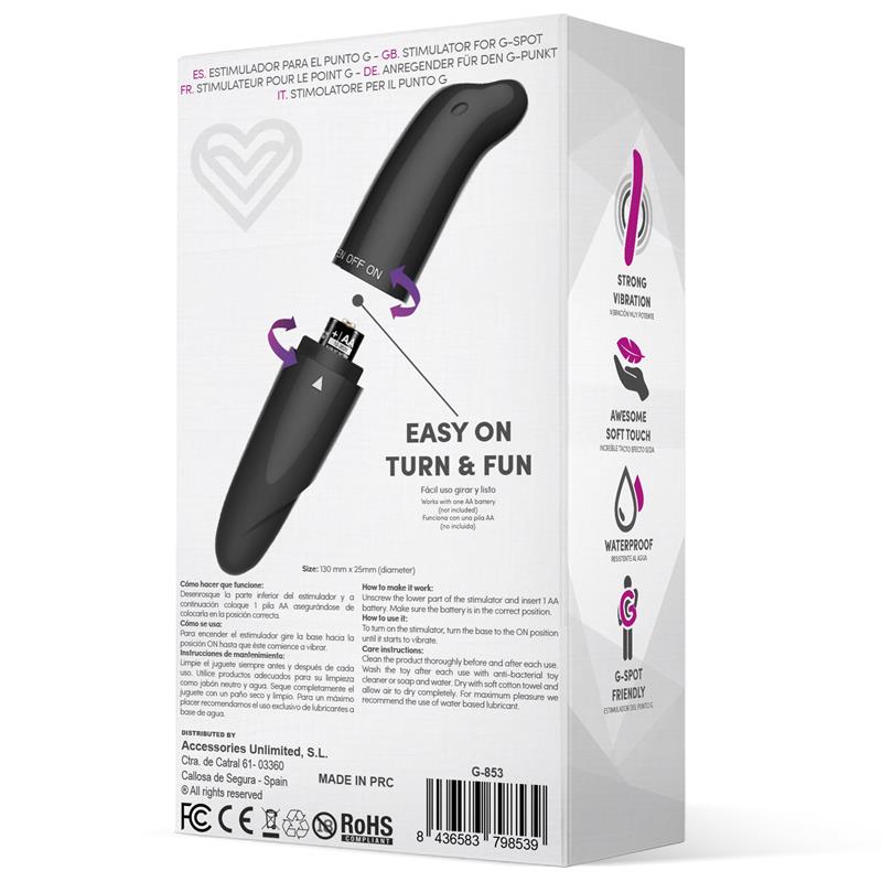 LATETOBED - MORTON ESTIMULADOR EASY QUICK NEGRO