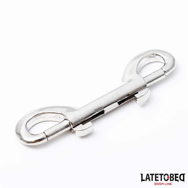 LATETOBED BDSM LINE - MOSQUETÓN METÁLICO DE DOBLE EXTREMO