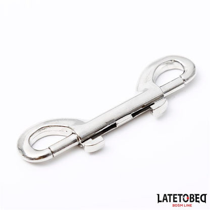 LATETOBED BDSM LINE - MOSQUETÓN METÁLICO DE DOBLE EXTREMO