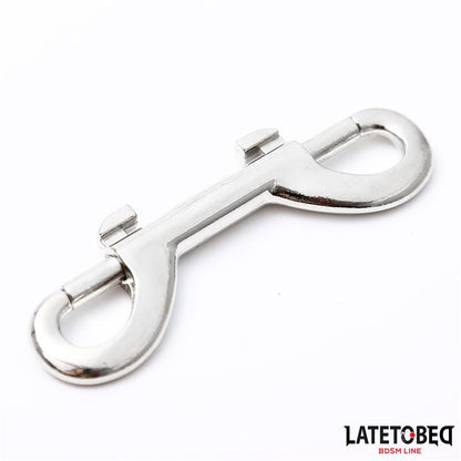 LATETOBED BDSM LINE - MOSQUETÓN METÁLICO DE DOBLE EXTREMO
