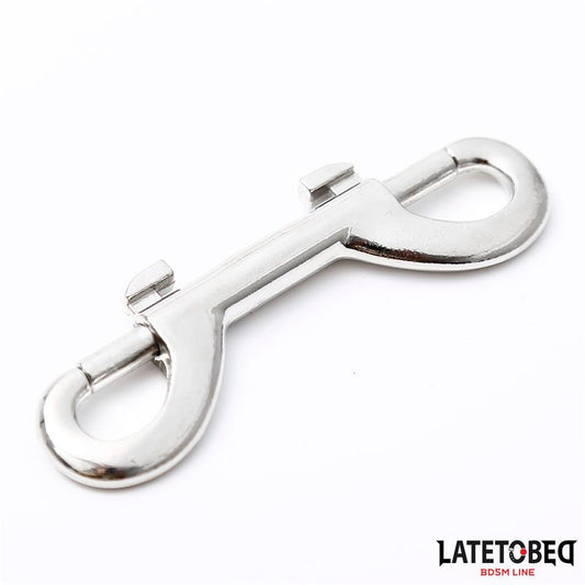 LATETOBED BDSM LINE - MOSQUETÓN METÁLICO DE DOBLE EXTREMO