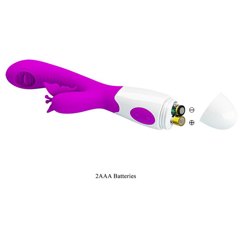 PRETTYLOVE - MOTH VIBRADOR CON LENGUA TICKLING