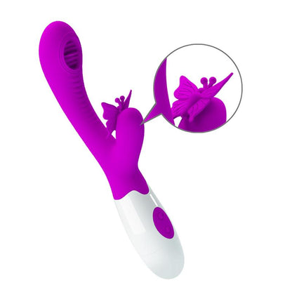 PRETTYLOVE - MOTH VIBRADOR CON LENGUA TICKLING