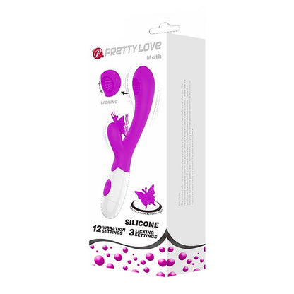 PRETTYLOVE - MOTH VIBRADOR CON LENGUA TICKLING