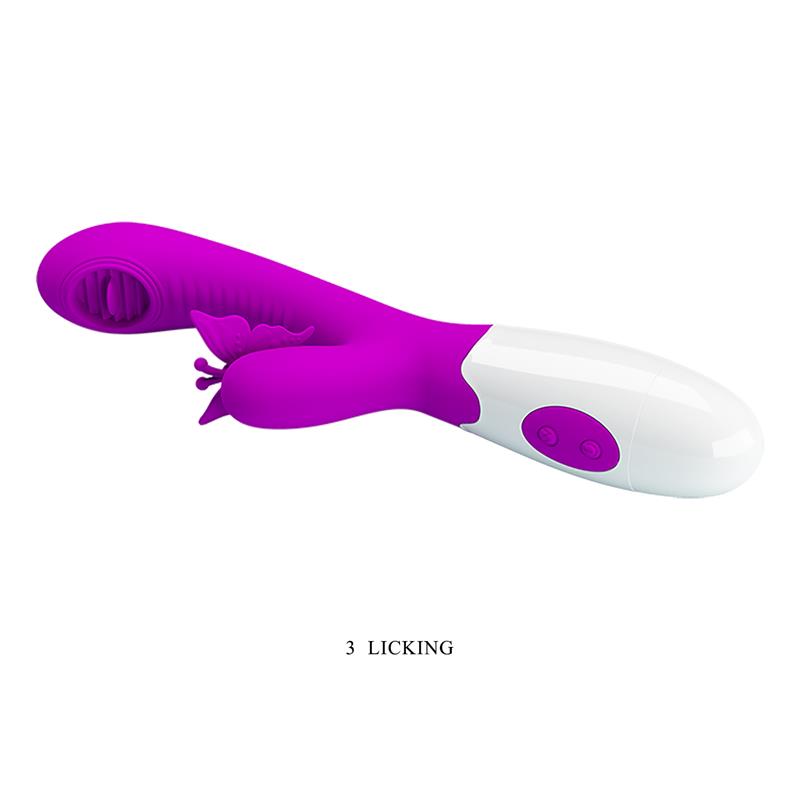 PRETTYLOVE - MOTH VIBRADOR CON LENGUA TICKLING