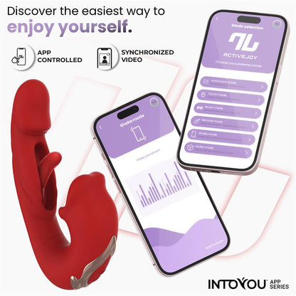 INTOYOU APP SERIES - MOUTY VIBRADOR FUNCIÓN MORDISQUEO Y FLIPPING CON APP