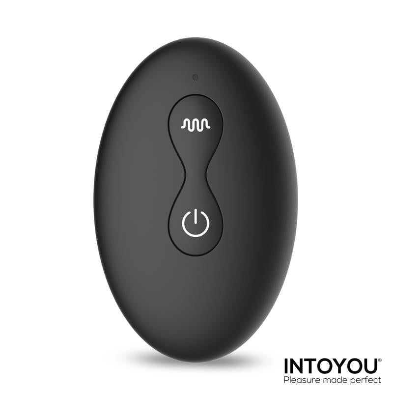 INTOYOU - MOUVE PLUG ANAL CON WAVING Y VIBRACIÓN CON CONTROL REMOTO 2 MOTORES
