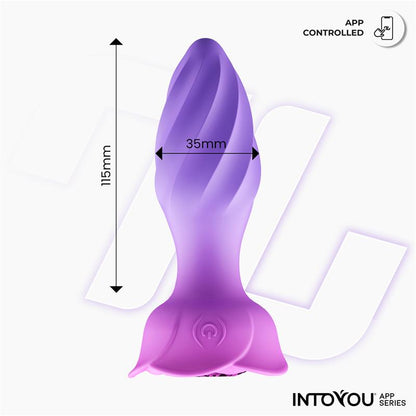 INTOYOU APP SERIES - MOXY PLUG ANAL CON ROTACIÓN 360º CON APP