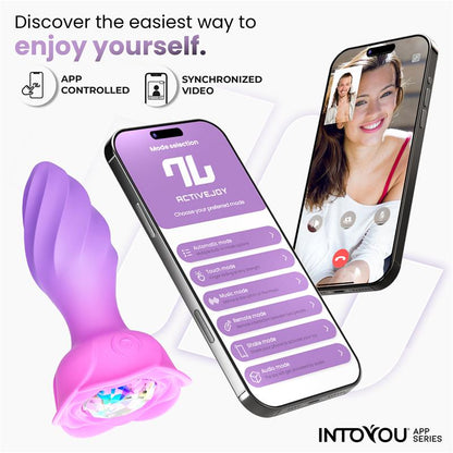 INTOYOU APP SERIES - MOXY PLUG ANAL CON ROTACIÓN 360º CON APP