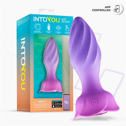 INTOYOU APP SERIES - MOXY PLUG ANAL CON ROTACIÓN 360º CON APP