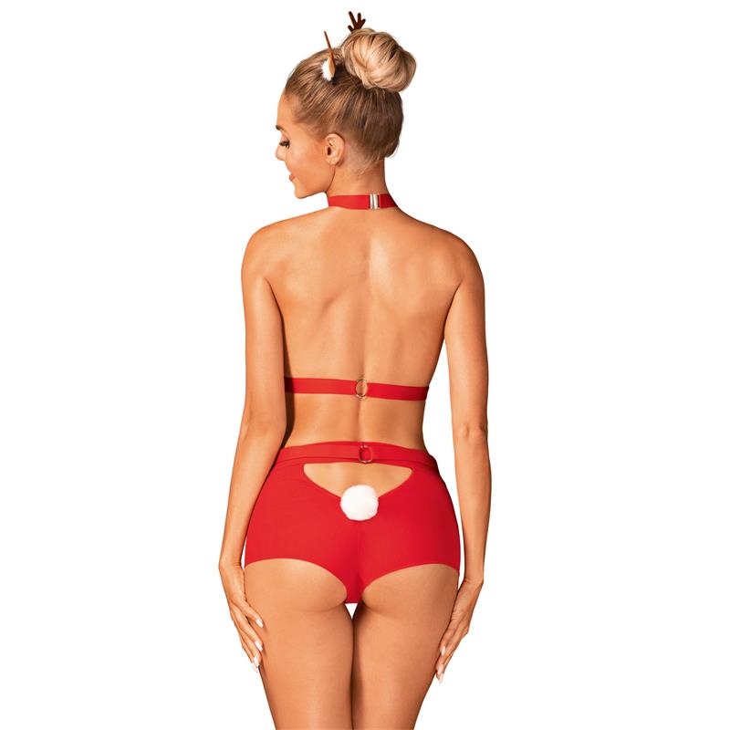 OBSESSIVE - MS REINDY ARNÉS, SHORTS Y PINZAS DE PELO