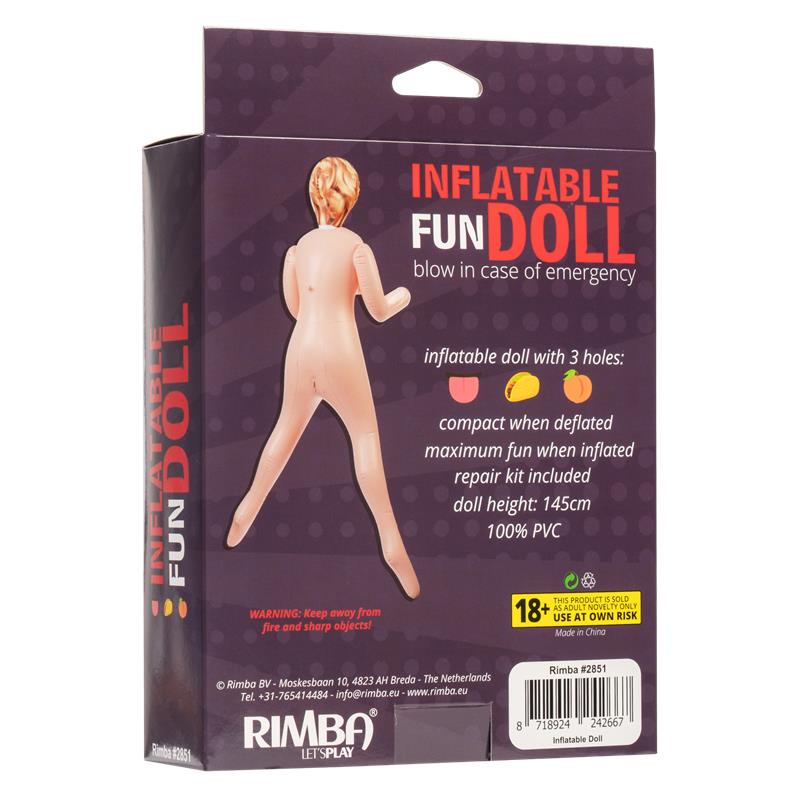 INFLATABLE FUN - MUÑECA HINCHABLE FILL ME UP! 145 CM