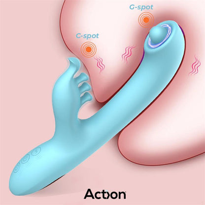 ACTION - MURLY SOFT MASSAGING BALL 360º CON VIBRACIÓN DOBLE - 3 MOTORES