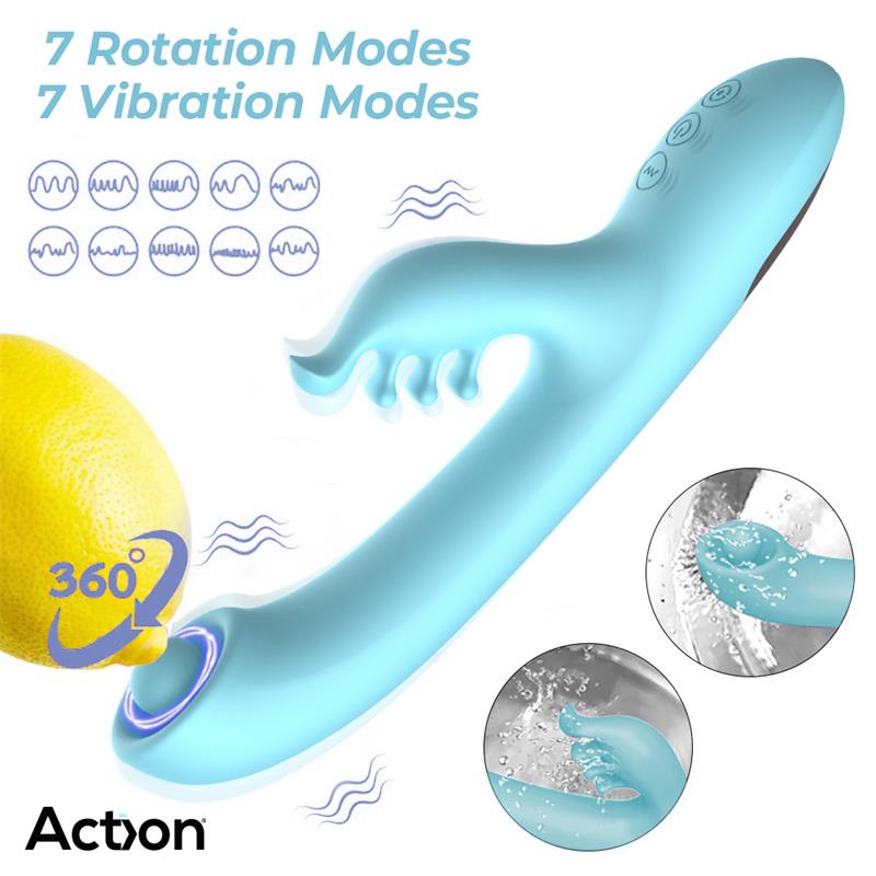 ACTION - MURLY 360º SOFT MASSAGING BALL WITH DUAL VIBRATION - 3 MOTORS