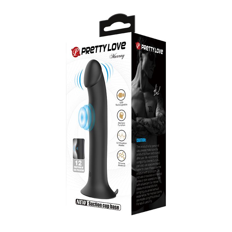 PRETTYLOVE - MURRAY DILDO VIBRACIÓN Y PULSACIÓN