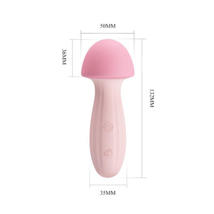 PRETTYLOVE - MUSHROOM VIBRADOR/MASAJEADOR SILICONA USB