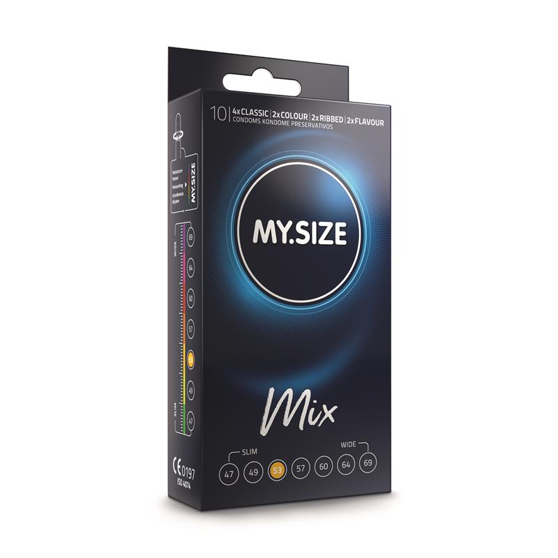 MY SIZE - MY SIZE MIX TALLA 53 CAJA DE 10 UDS