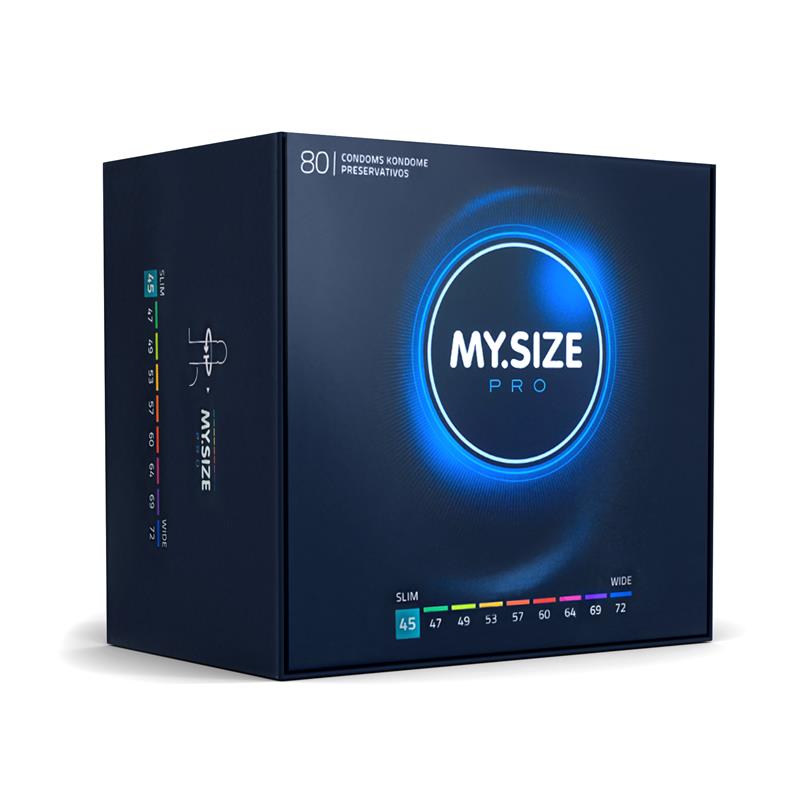 MY SIZE - PRO PRESERVATIVOS 45 MM 80 UNIDADES