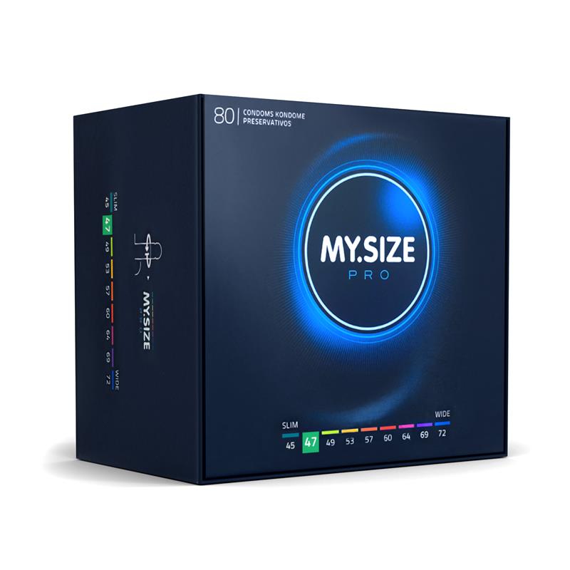 MY SIZE - PRO PRESERVATIVOS 47 MM 80 UNIDADES