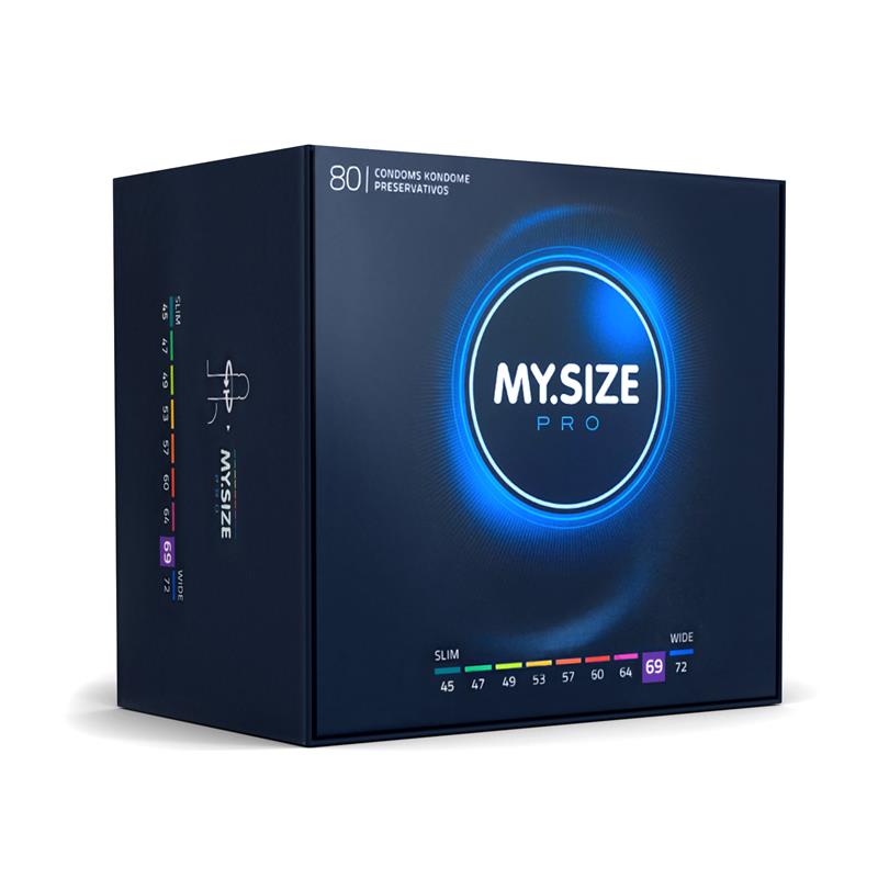 MY SIZE - PRO PRESERVATIVOS 69 MM 80 UNIDADES