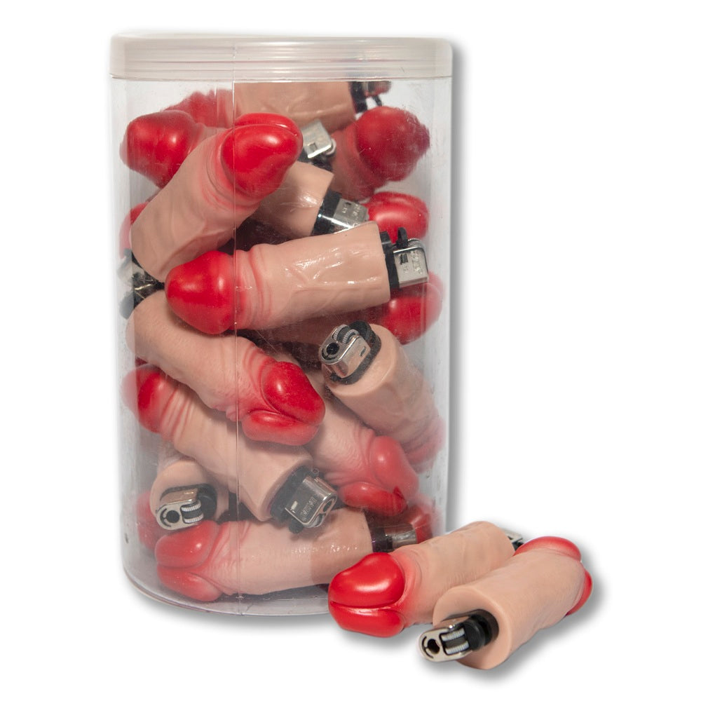 DIVERTY SEX - PENIS SHAPED LIGHTER (PACK OF 25) VANILLA