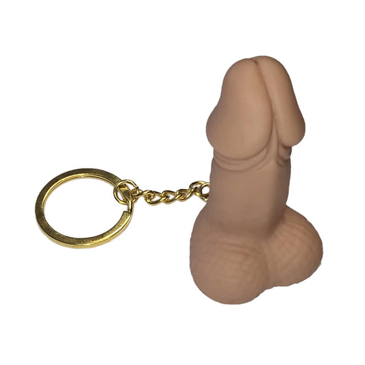 DIVERTY SEX - PENIS SHAPED KEYRING VANILLA (PACK OF 12)