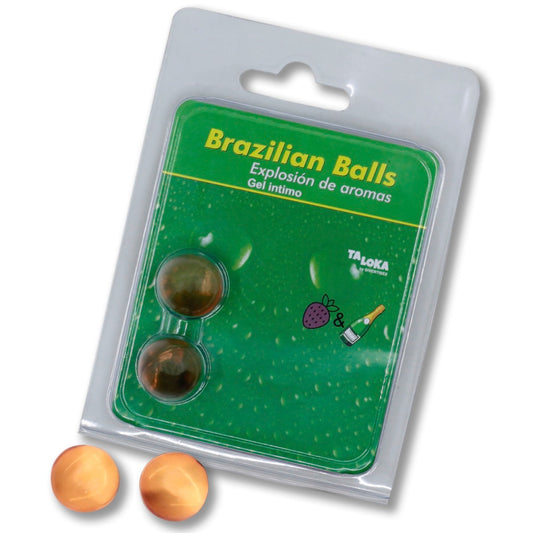 DIVERTY SEX - LUBRICANT BALLS (2 PACK) STRAWBERRY CHAMPAGNE