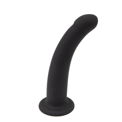LOVING JOY - CURVED 5 INCH SILICONE DILDO WITH SUCTION CUP