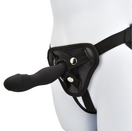 LOVING JOY - 6 INCH SILICONE STRAP ON DILDO KIT