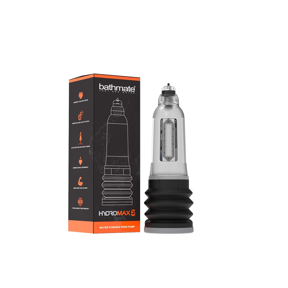 BATHMATE - HYDROMAX 5 PENIS PUMP CLEAR