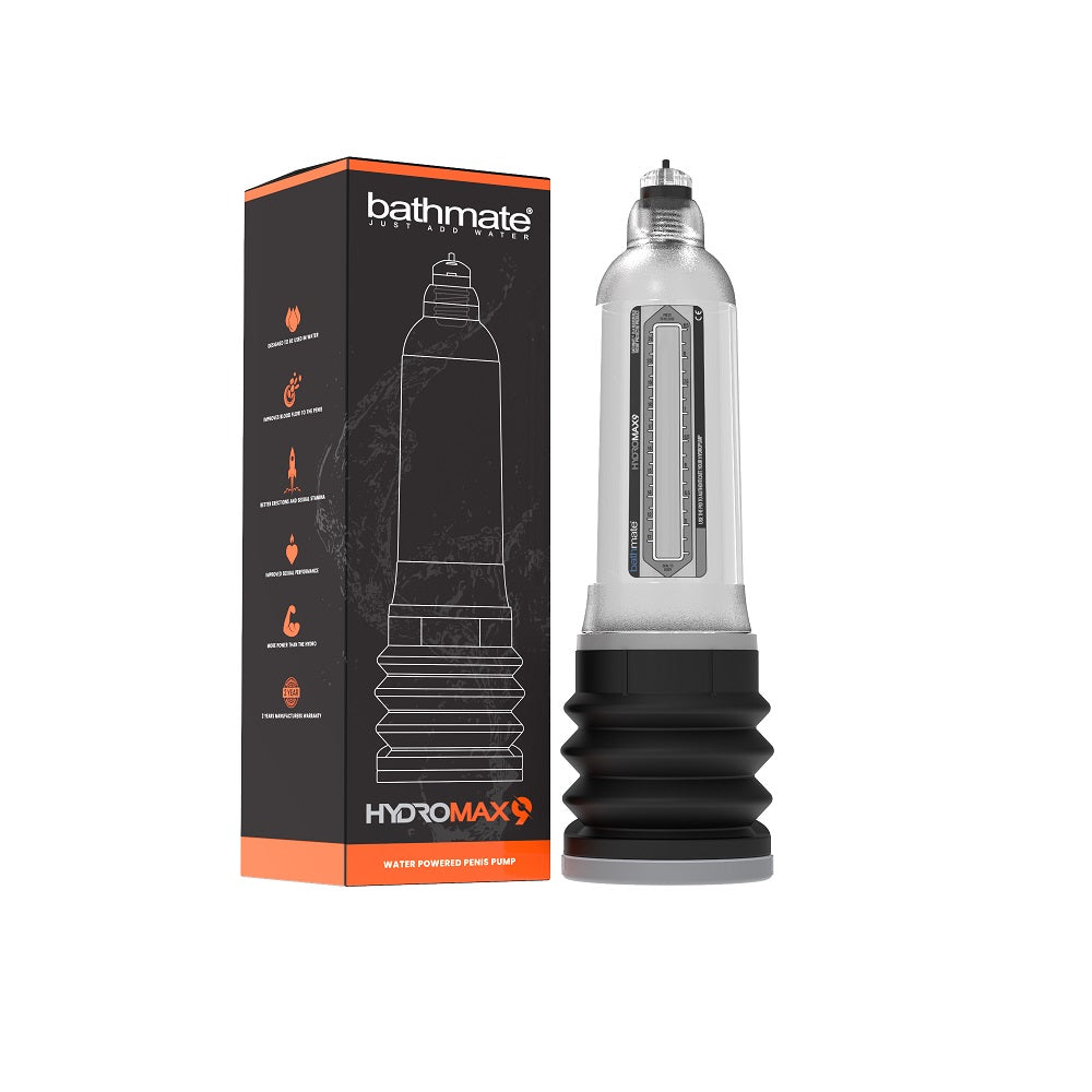 BATHMATE - HYDROMAX 9 PENIS PUMP CLEAR