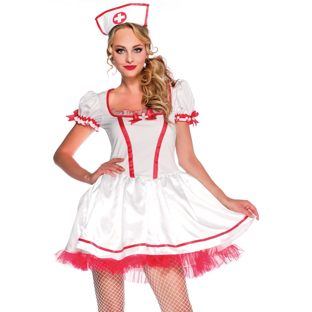 LEG AVENUE - NAUGHTY NURSE COSTUME SMALL