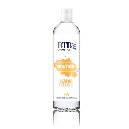 BACK TO BASICS - BTB WATER BASED WARM FEELING LUBRICANT 250ML
