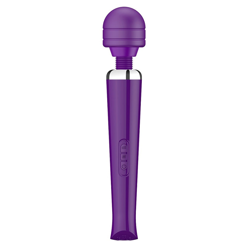 LOVING JOY - RECHARGEABLE MAGIC WAND VIBRATOR PURPLE