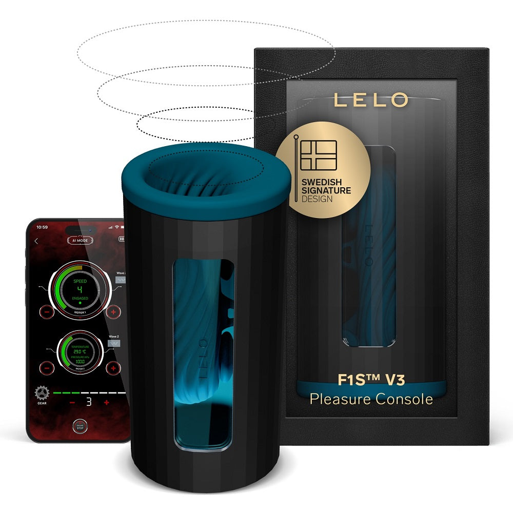 LELO - F1S V3 AI INTERACTIVE MALE MASTURBATOR BLUE
