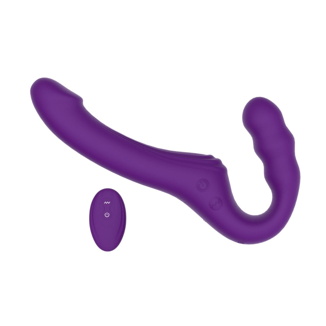 MINA - ECHO REMOTE VIBRATING STRAPLESS STRAP ON
