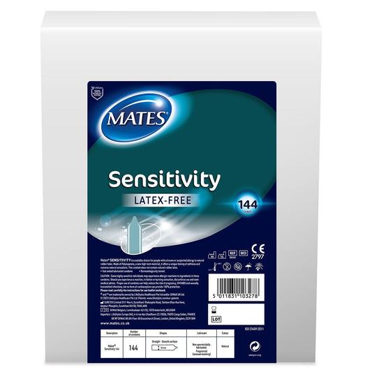 MATES - SENSITIVITY CONDOM BX144 CLINIC PACK