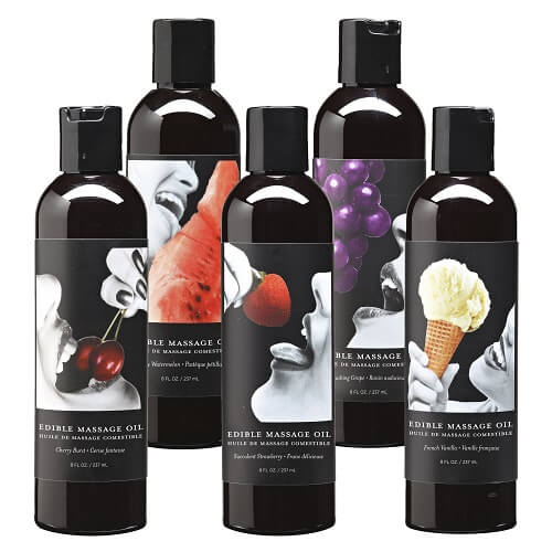 EARTHLY BODY - EDIBLE MASSAGE OIL 8OZ