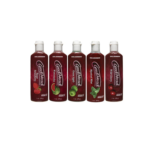 DOC JOHNSON - GOOD HEAD ULTIMATE BLOW JOB GEL 5 PACK