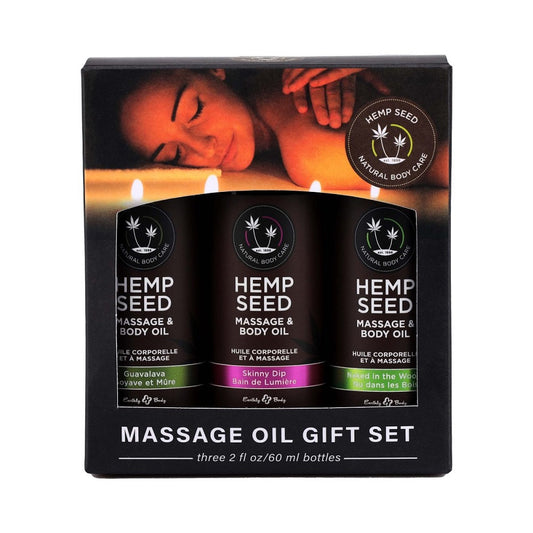 EARTHLY BODY - MASSAGE OIL GIFT SET BOX