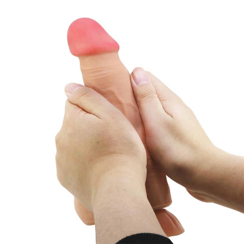BAILE - NAJM DILDO REALISTA PIEL DESLIZANTE RETRACTIL 21.8 CM