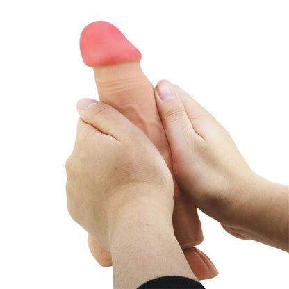 BAILE - NAJM DILDO REALISTA PIEL DESLIZANTE RETRACTIL 21.8 CM