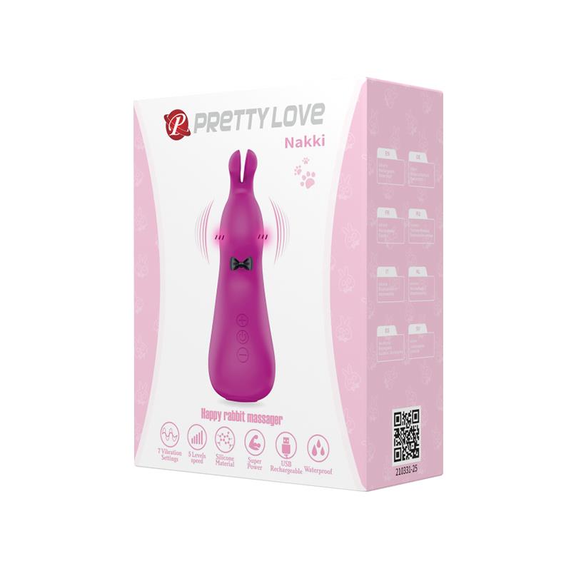 PRETTYLOVE - NAKKI MASAJEADOR SILICONA USB