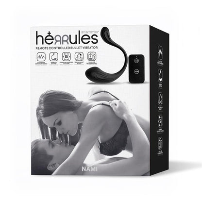 INTOYOU - NAMI HUEVO VIBRADOR CON CONTOL REMOTO SILICONA LÍQUIDA UNIBODY